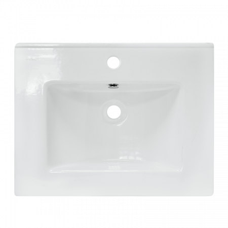 Раковина подвесная 60см Sanita Luxe Quadro QDR60SLWB01 белый